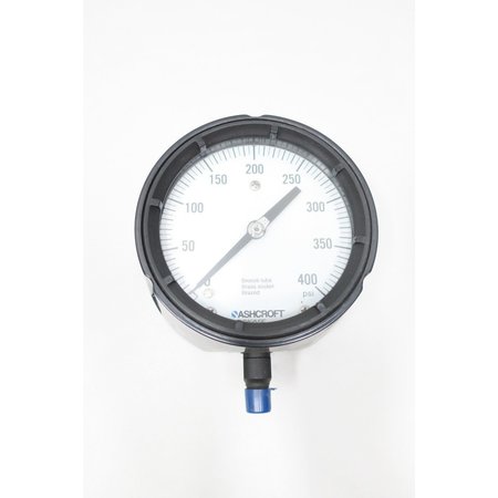 ASHCROFT 45-1279-AS-02L-400# 4-1/2IN 1/4IN 0-400PSI NPT PRESSURE GAUGE 45-1279-AS-02L-400#